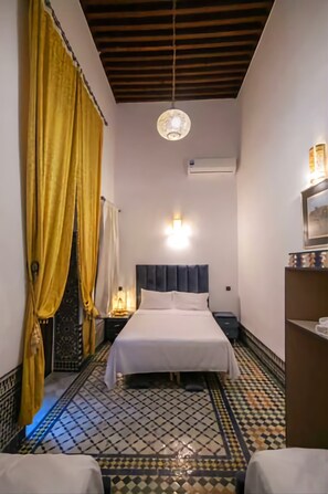 Værelse til 4 personer - terrasse | Gratis Wi-Fi