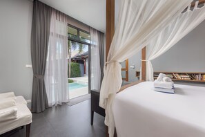 Comfort Villa, 2 Bedrooms, Pool View | View from room - Villa Kiana Private Pool 10 min Nai Harn (Rawai)