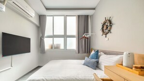 高級雙人房 | 免費無線上網、床單