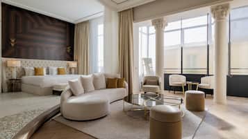 Egyptian cotton sheets, premium bedding, down duvets, pillow-top beds