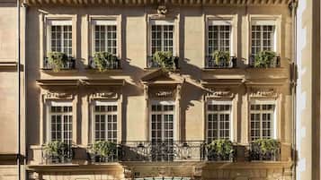 Majoituspaikan julkisivu