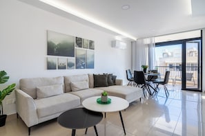 Apartment, 2 Bedrooms, Kitchen, City View | City view - Averna - Breezy 2-BR Apt. in Larnaca (Larnaca)