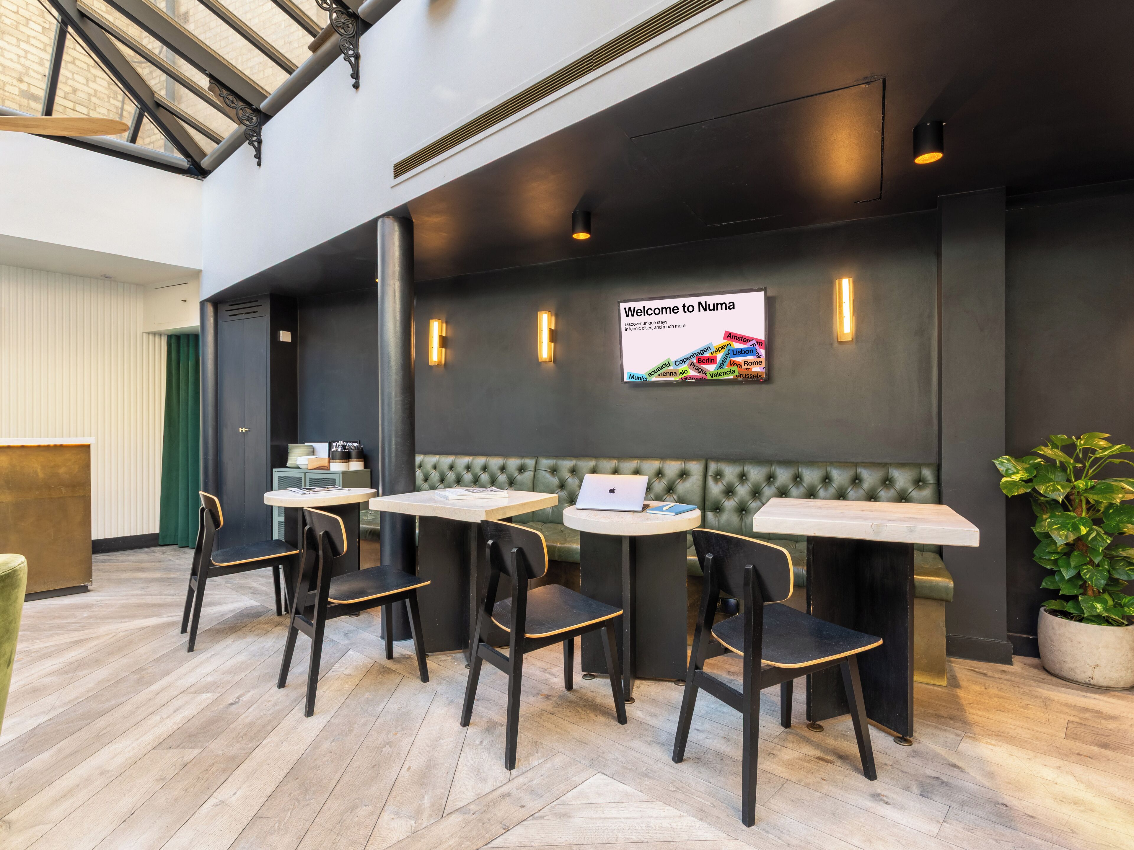 Sittområde i lobbyn