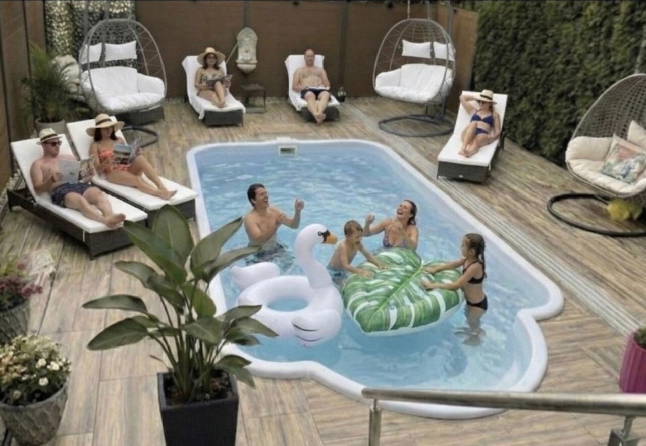 Außenpool, beheizter Pool