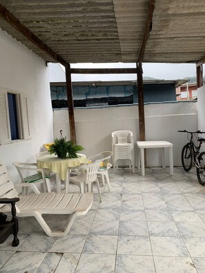 Living area - Casa Pé na Areia Guarujá  (Guarujá)