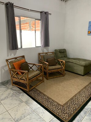 Living room - Casa Pé na Areia Guarujá  (Guarujá)