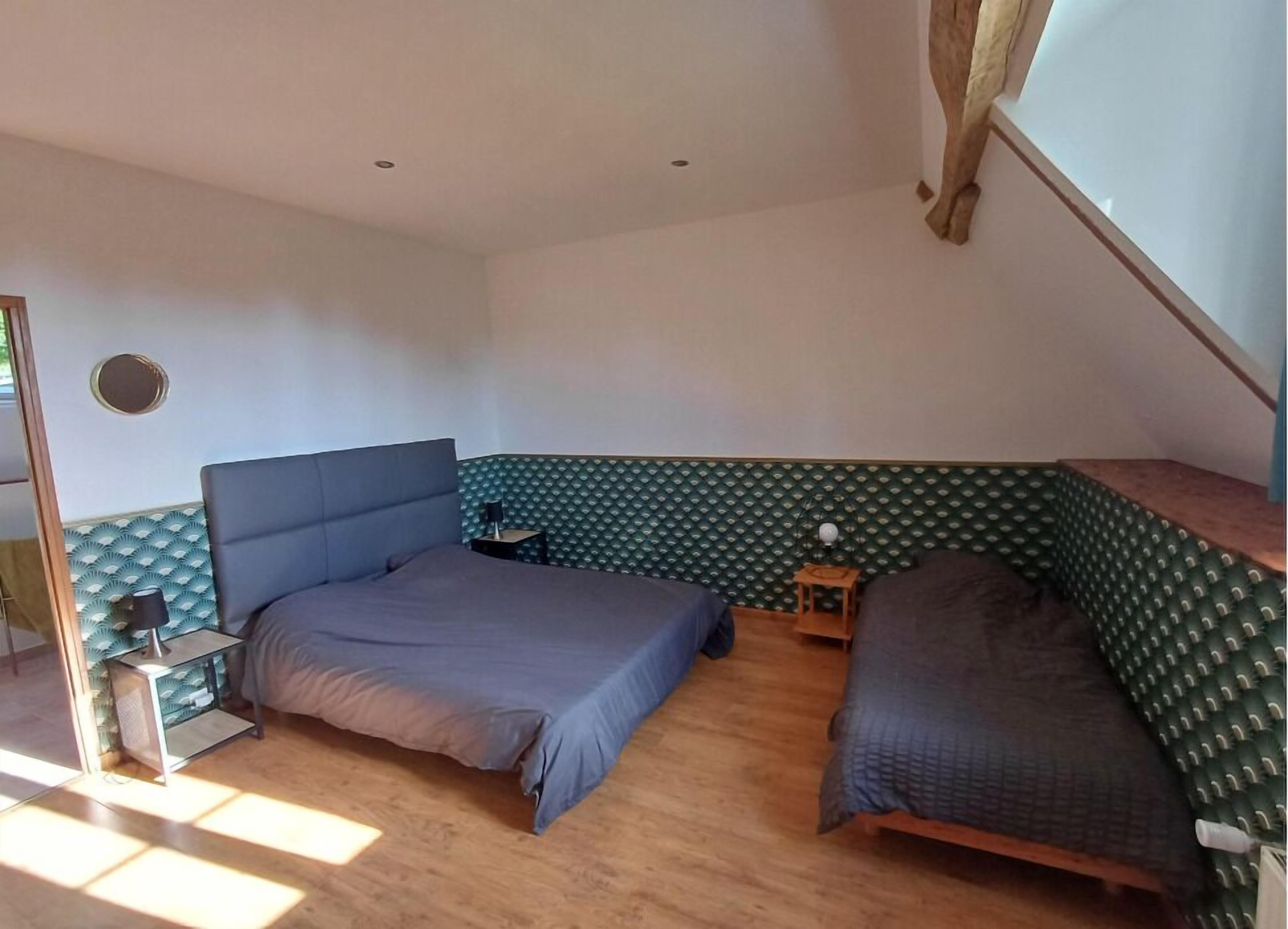 Chambre Triple, vue jardin | Wi-Fi gratuit