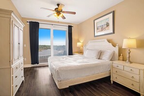 Signature Condo, 3 Bedrooms, Balcony, Lake View | Individually decorated, individually furnished, desk, laptop workspace - Laketown Wharf 531 (Panama City Beach)