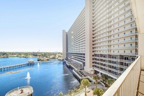 Signature Condo, 3 Bedrooms, Balcony, Lake View | Lake view - Laketown Wharf 531 (Panama City Beach)