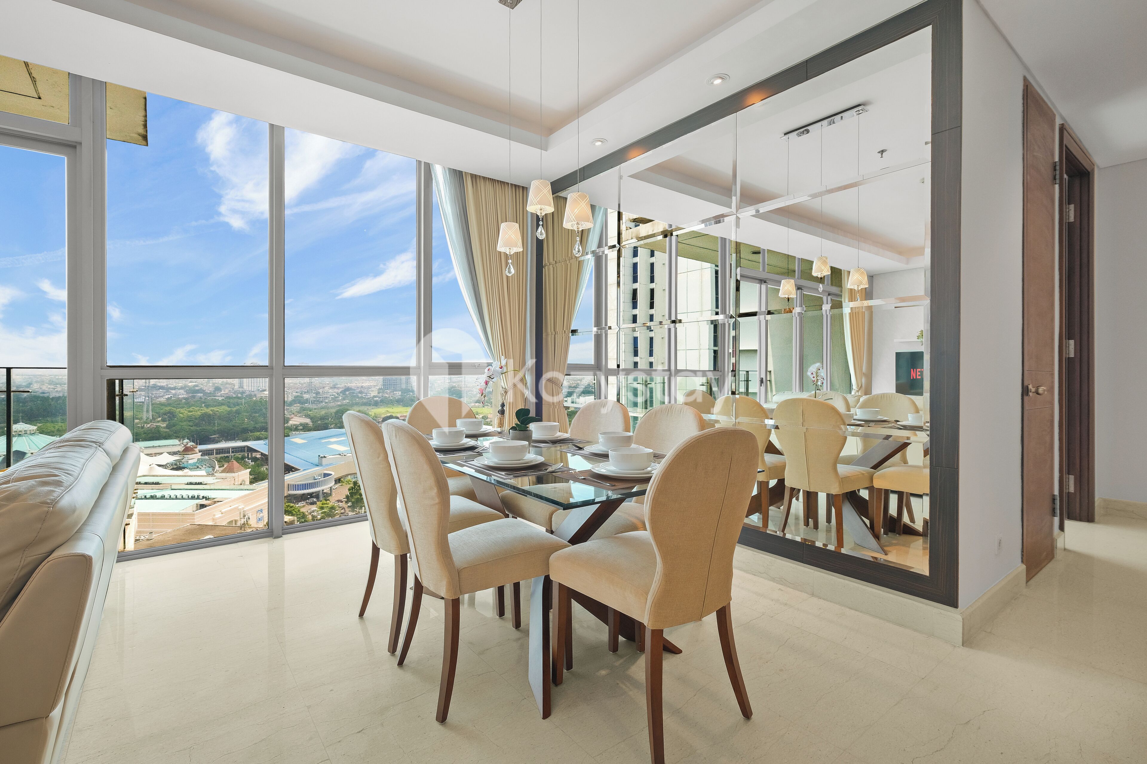 Apartment, 3 Schlafzimmer, Stadtblick | Esszimmer