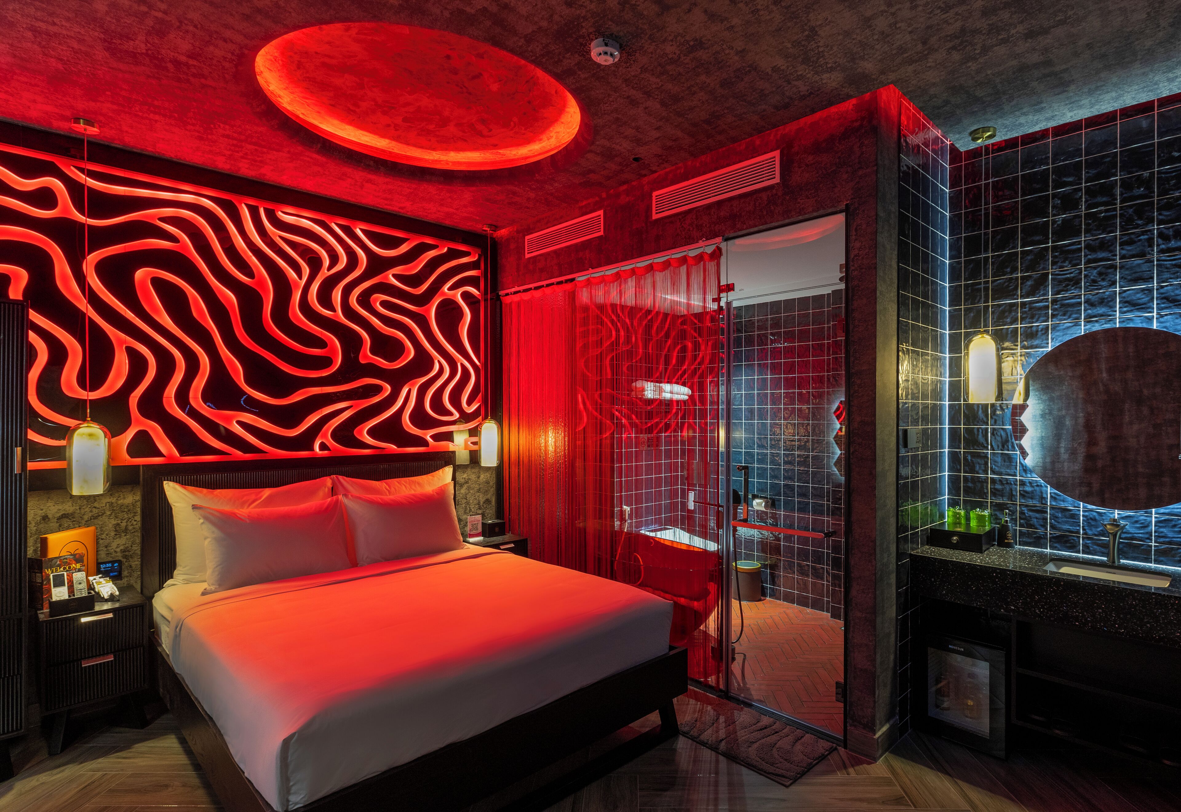 Quarto casal premium | Lençóis italianos Frette, roupas de cama premium