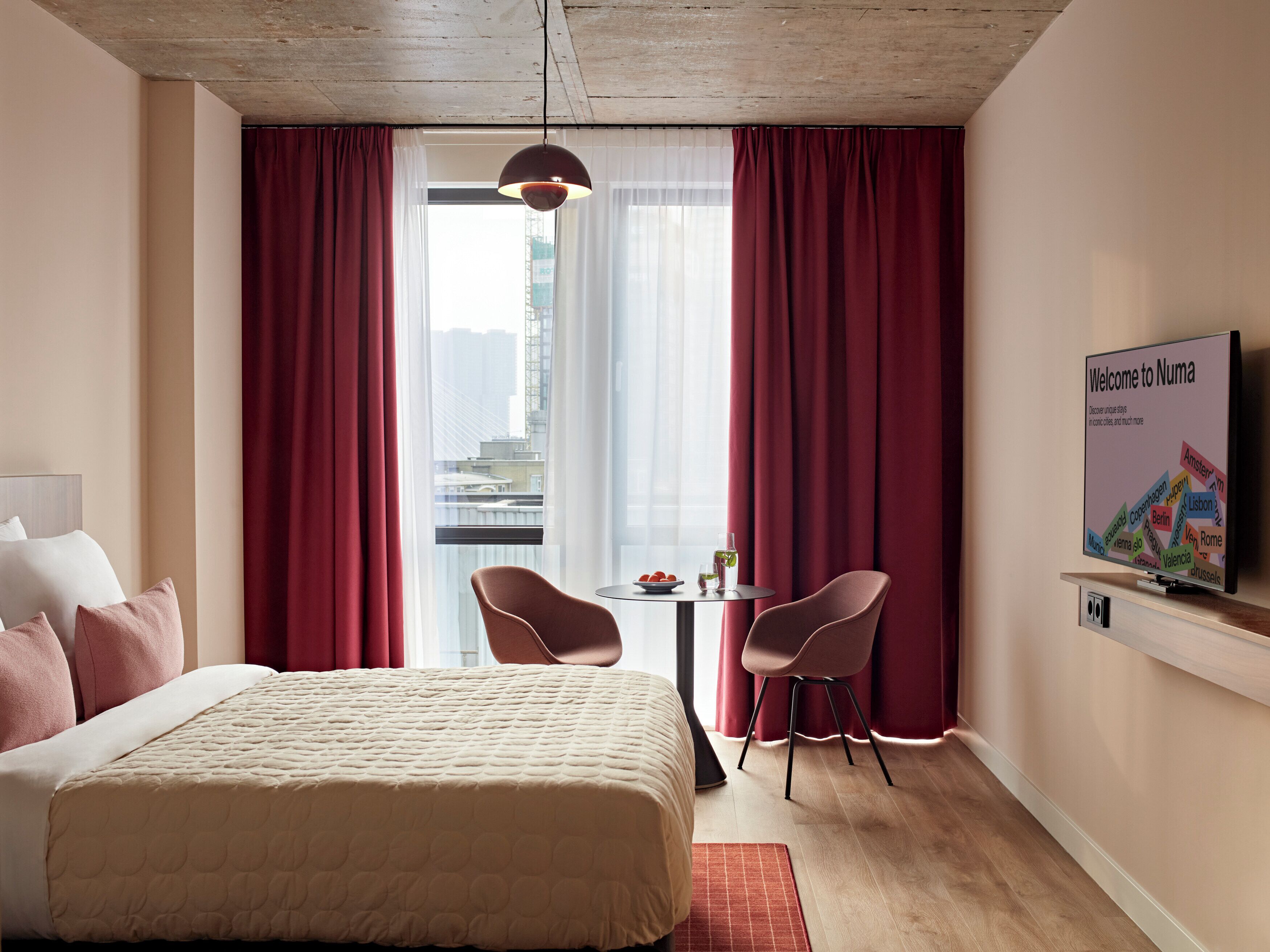 Premium bedding, in-room safe, blackout curtains, iron/ironing board