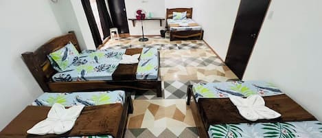 Classic Quadruple Room, Balcony, City View | Desk, laptop workspace, iron/ironing board, free WiFi