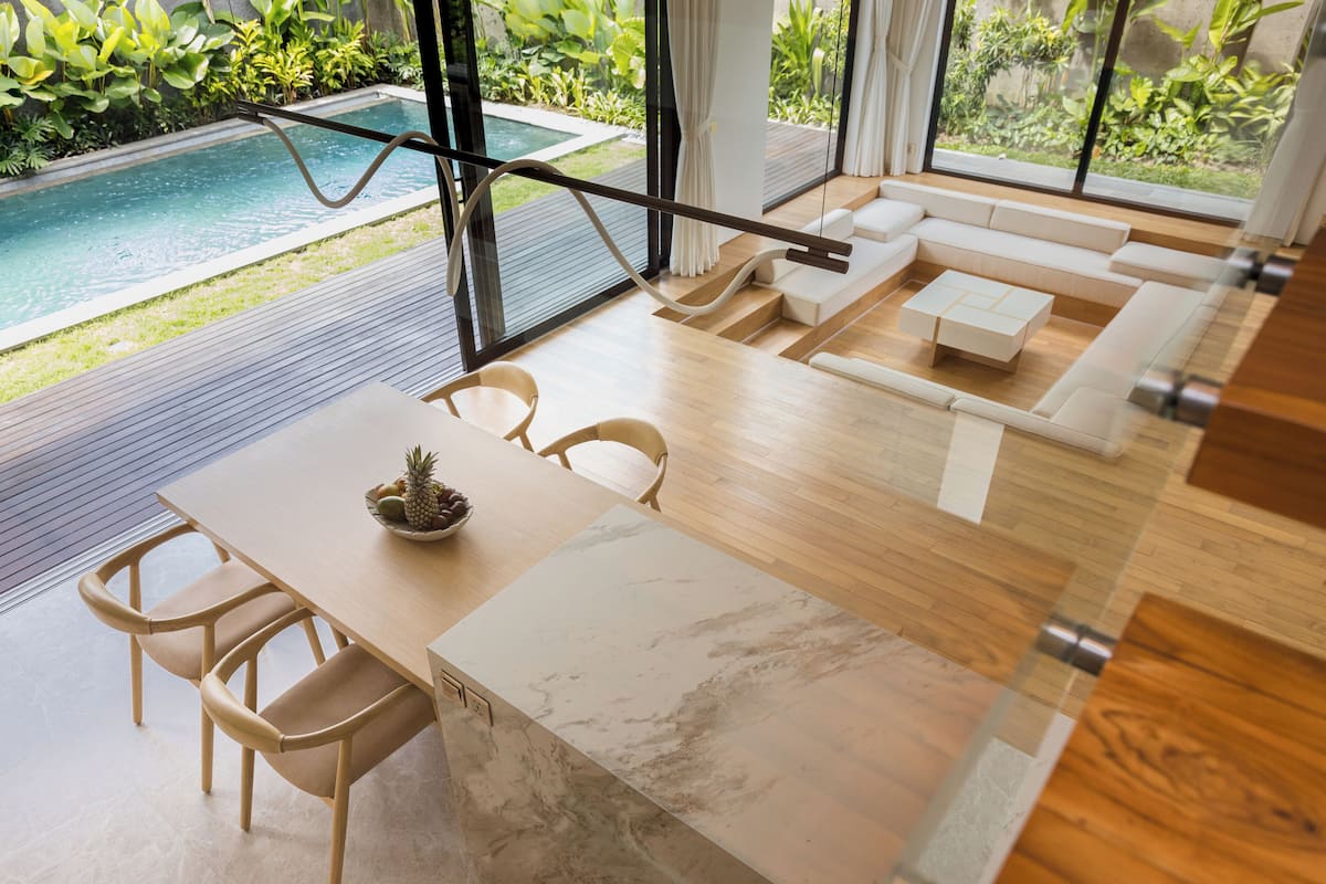 Deluxe Twin Room, Garden View | Living area