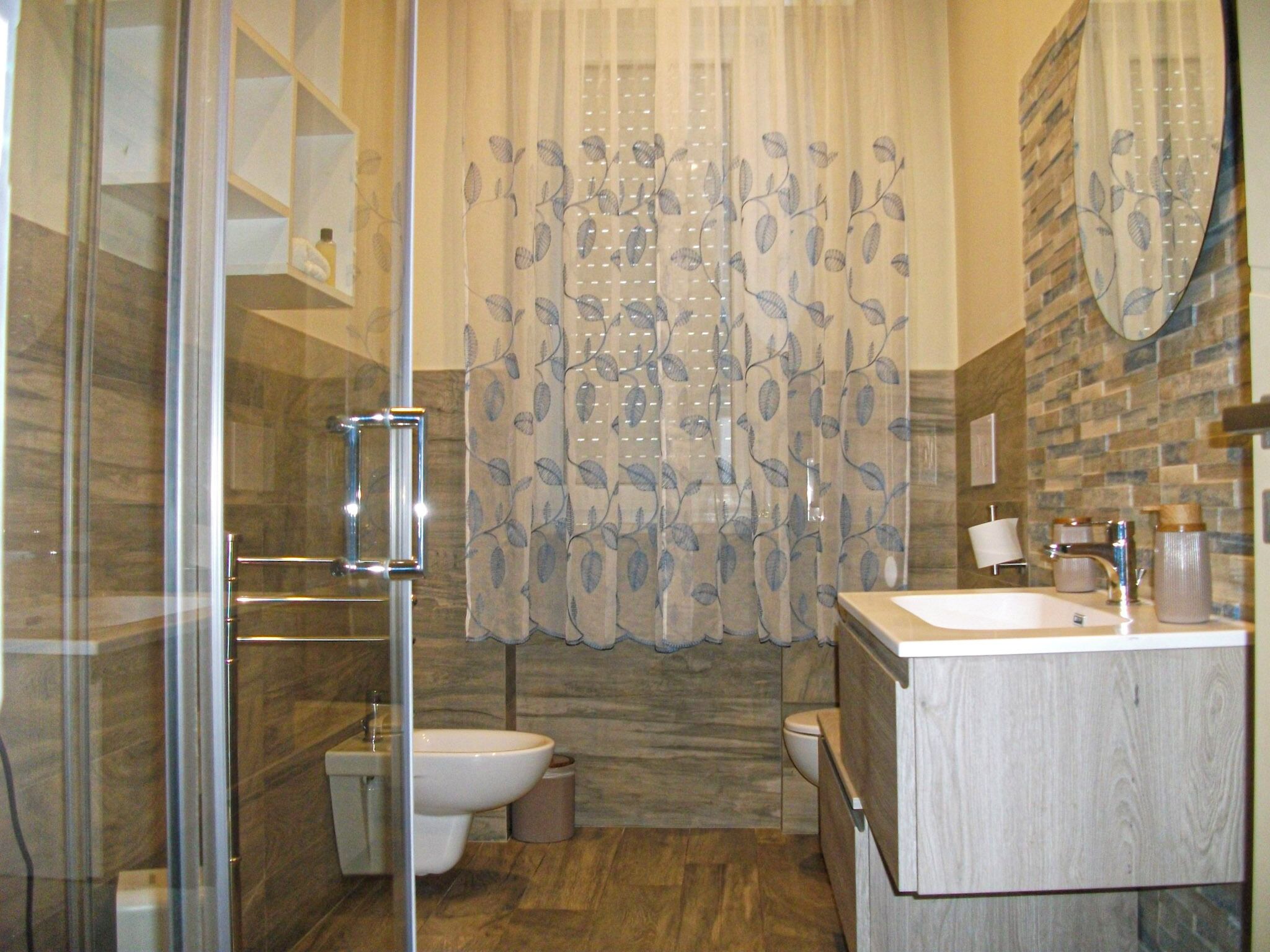 Apartment, 1 Bedroom, Balcony, City View | Bathroom | Shower, hair dryer, towels, soap