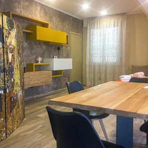 Apartment, Balcony, City View | Living area - Belvedere Vallata Affitti Brevi (Vallata)