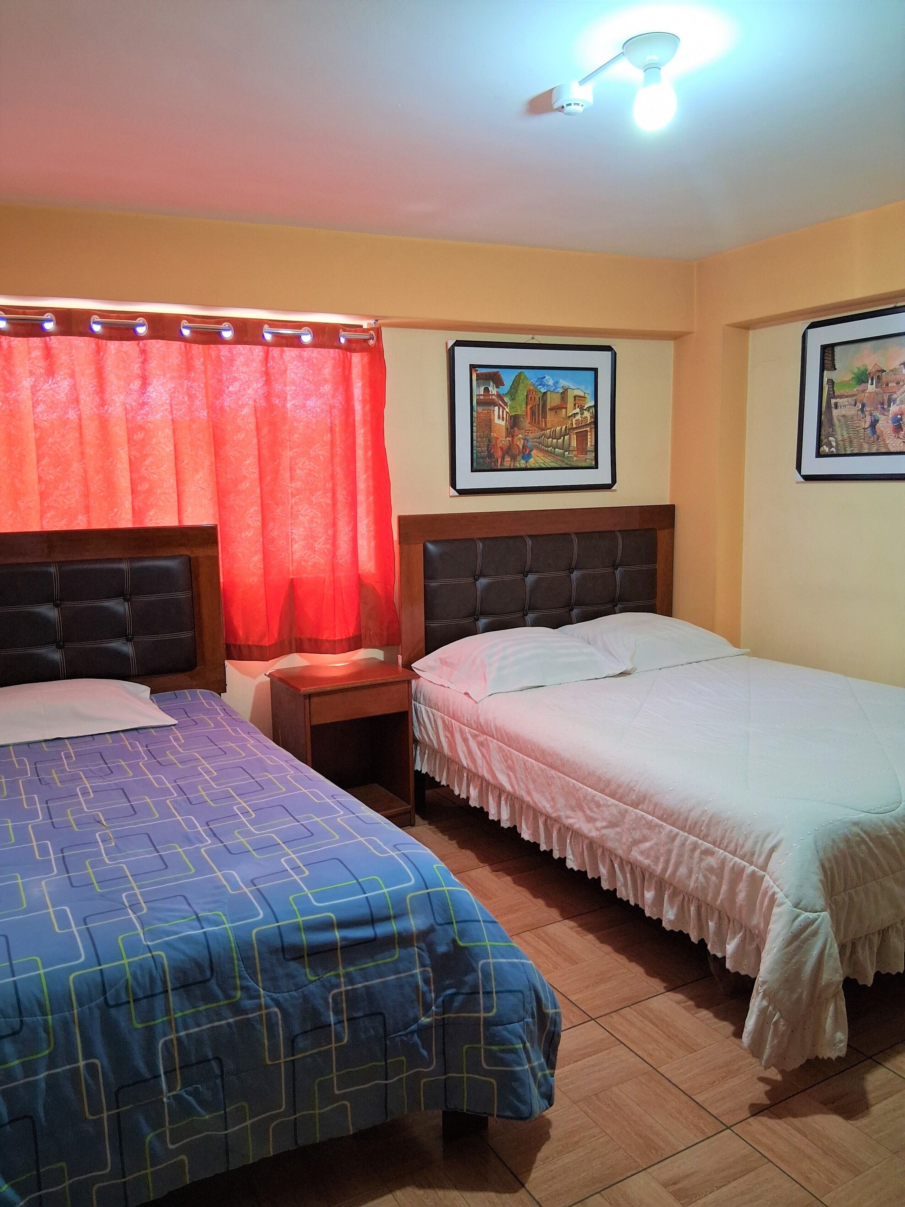 Free WiFi, bed sheets