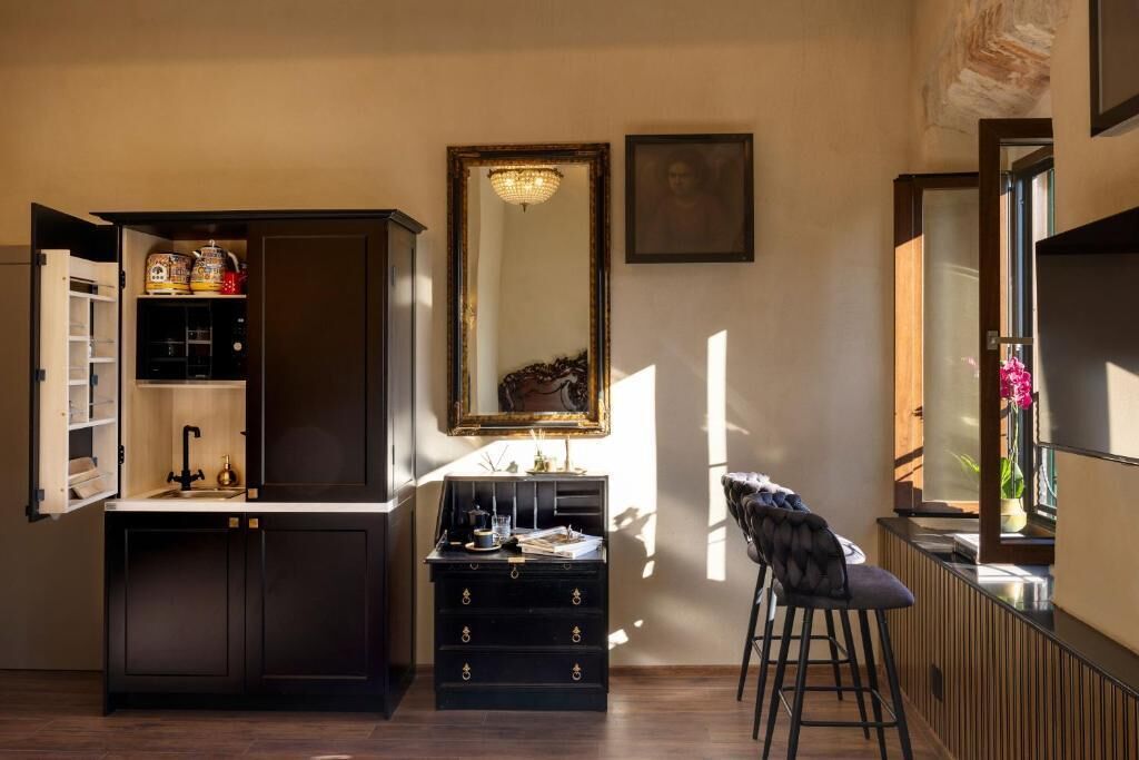 Studio, 1 Queen-Bett, Meerblick | Innenbereich