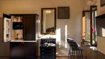 Studio, 1 Queen-Bett, Meerblick | Innenbereich