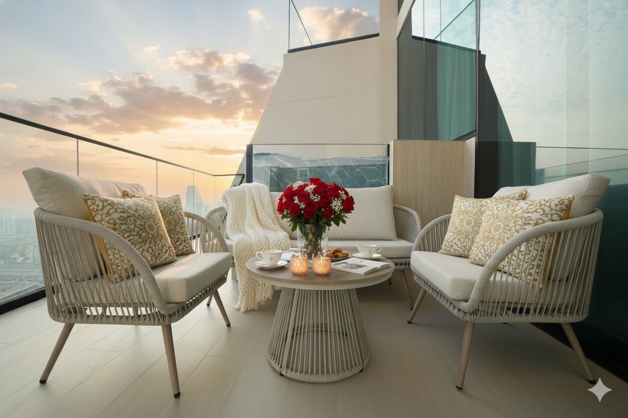 Departamento Deluxe, balcón | Vista desde la habitación