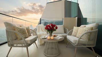 Departamento Deluxe, balcón | Vista desde la habitación