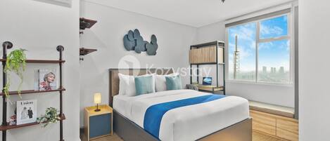 Appartement, 1 chambre, vue ville | Vue de la chambre