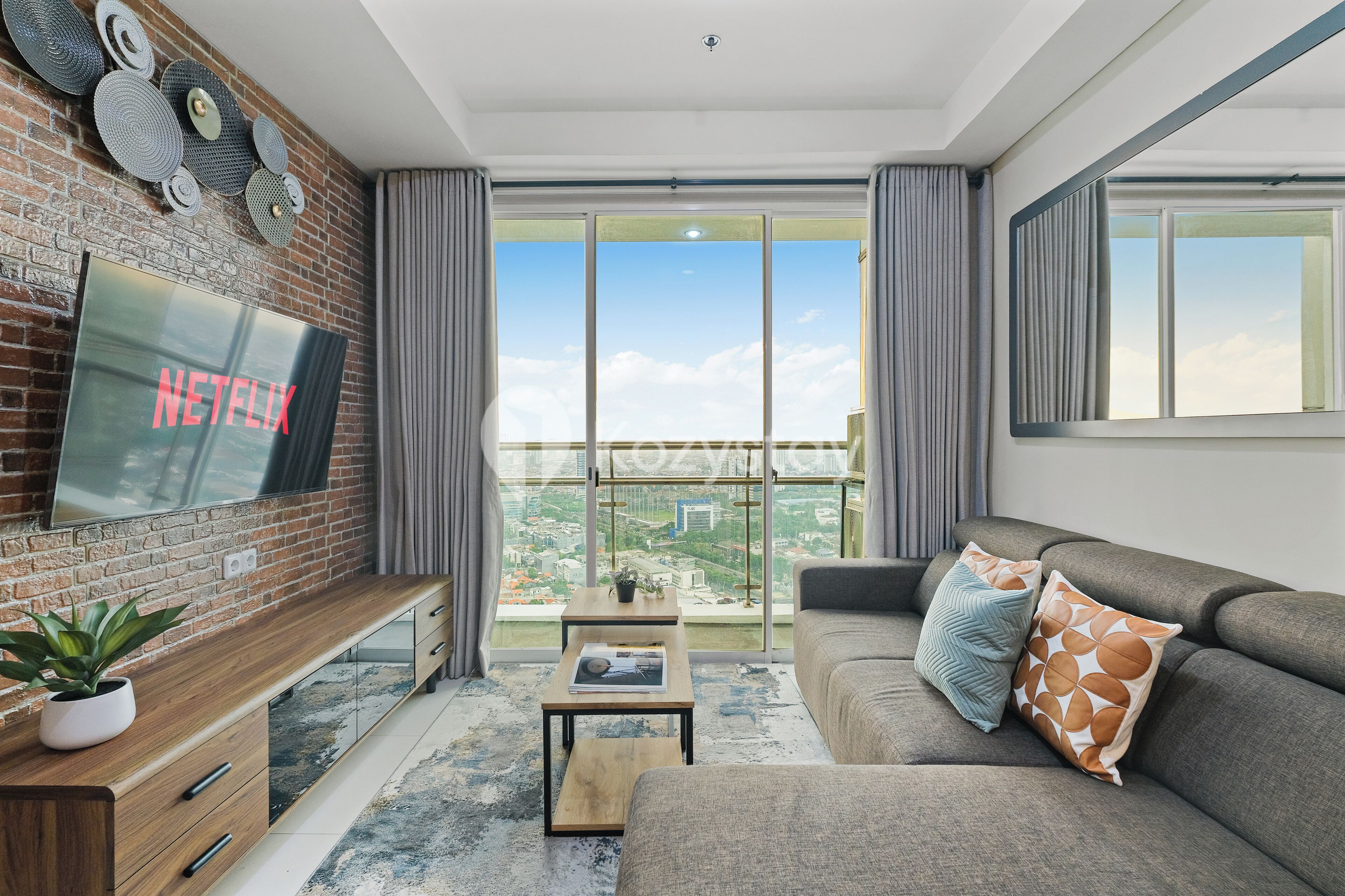 Apartemen, 1 kamar tidur, pemandangan kota | Area keluarga | Smart TV, Netflix, dan layanan streaming