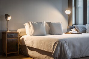 Draps en coton égyptien, literie de qualité supérieure