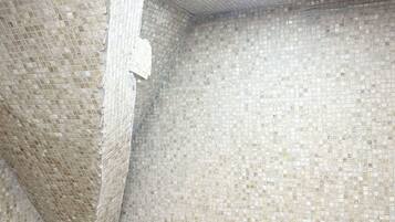 Basic Apartment | Bathroom | Shower, free toiletries, hair dryer, towels