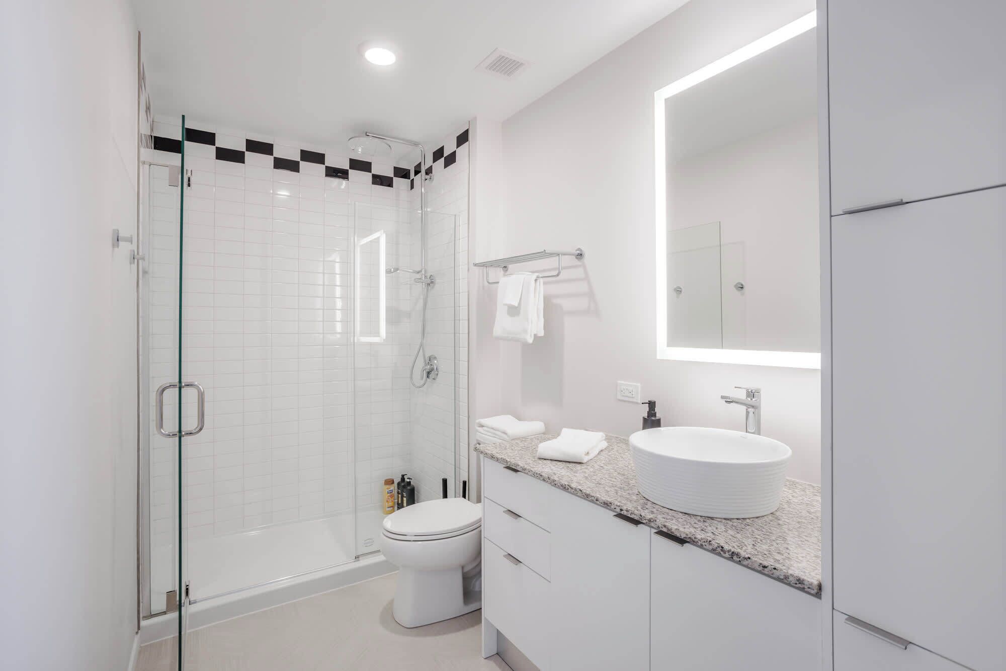 Căn hộ Deluxe, 3 phòng ngủ, không hút thuốc | Phòng tắm