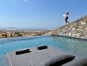 Pool - Vista Blue Villa Naxos - 4 (Τοπική Κοινότητα Βίβλου)