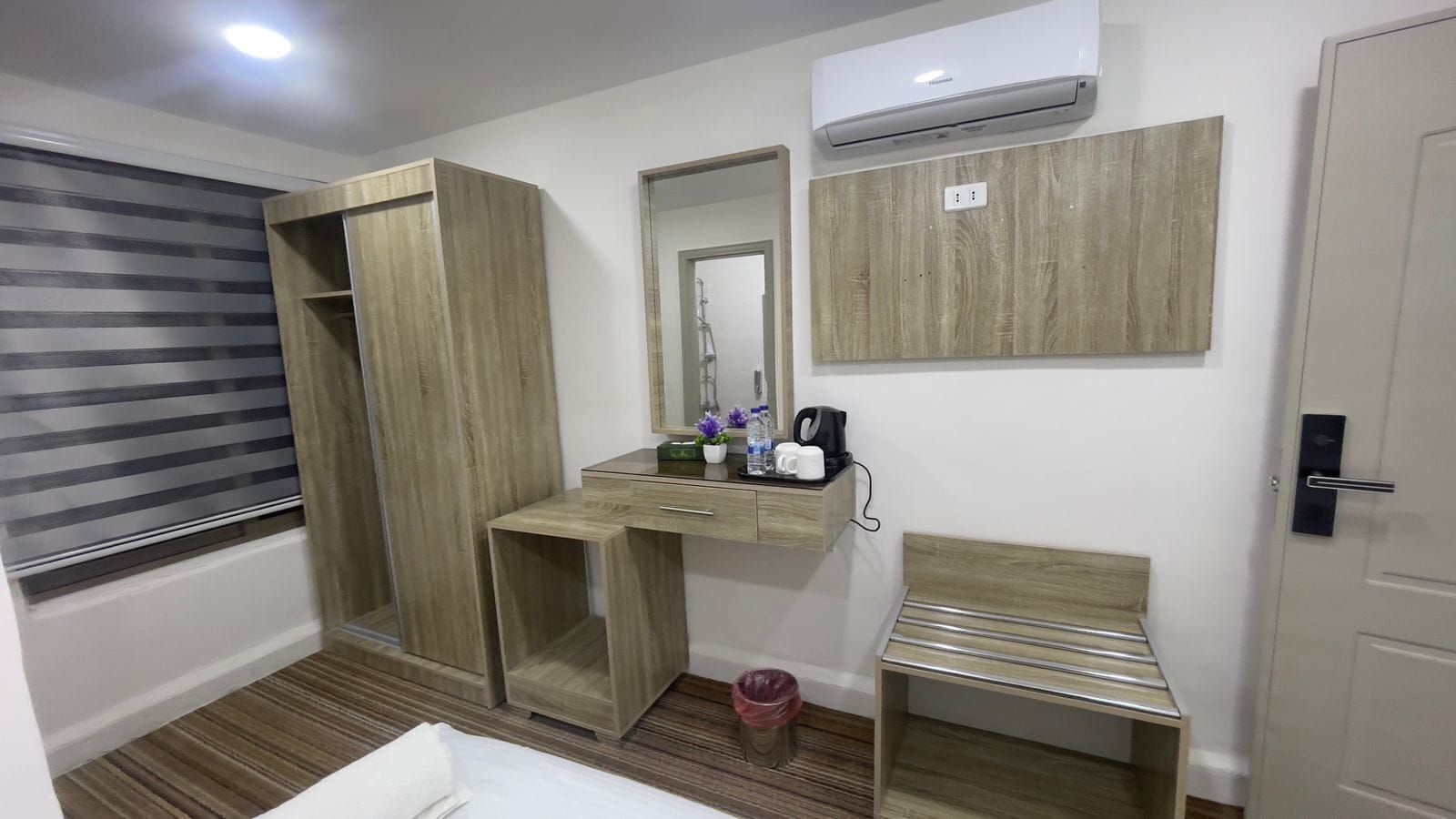 Standard Twin Room, City View | Minibar, desk, free WiFi, bed sheets