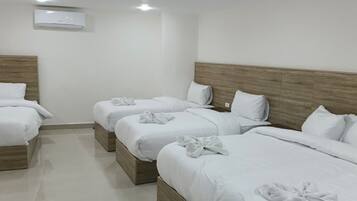 Quadruple Room, City View | Desk, free WiFi