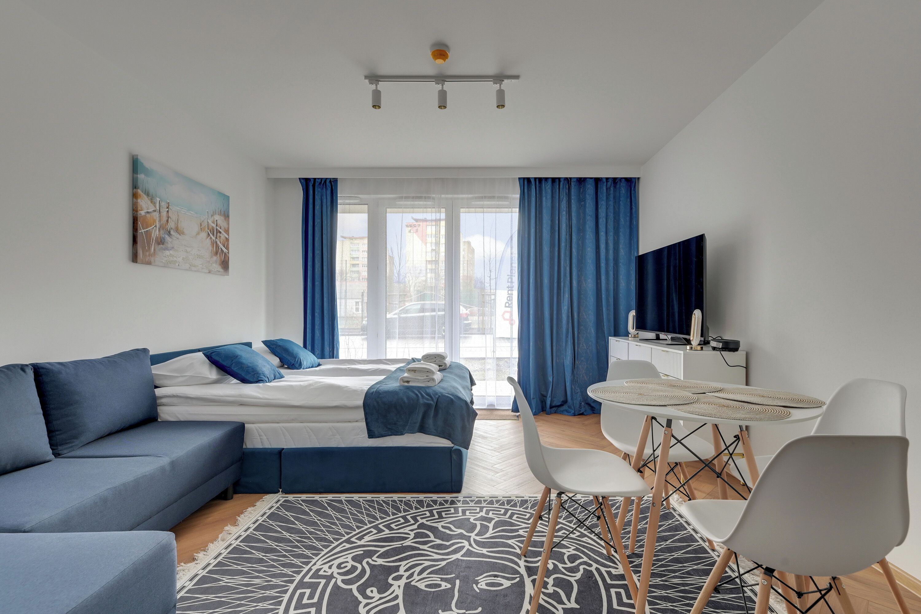 Studiolejlighed | Individuelt design, individuel indretning, strygejern/strygebræt