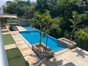 Pool - Apartment in Puerto Aventura near the sea (Puerto Aventuras)