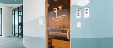 Appart'hôtel, plusieurs lits (Turquoise C2508) | Sauna