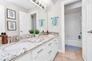 Hair dryer, towels