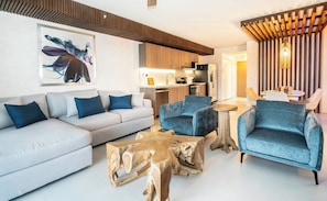 公寓, 多張床, 露台, 山景 (Mar a Mar 09-04C) | 客廳