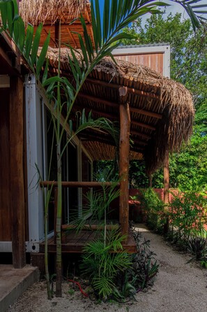 Habitación Deluxe, vistas a la laguna | Terraza o patio