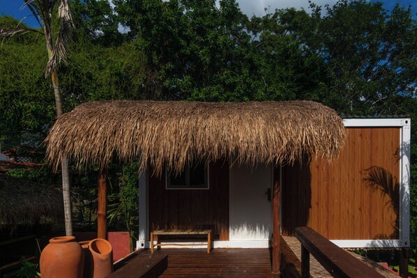 Deluxe-Zimmer, Blick auf die Lagune | Wohnbereich