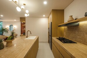 Microwave, oven, stovetop - Built For You to Feel Home - 2BR Designer Villa in Ungasan (Bali)