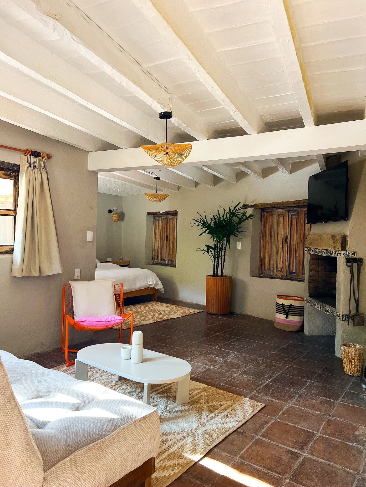 Deluxe Quadruple Room, Courtyard View | Premium bedding, down comforters, memory foam beds, free WiFi