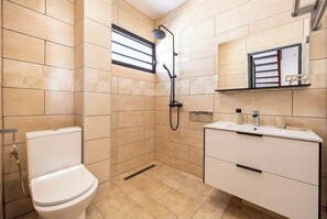 Shower, towels, toilet paper - Duplex Zamia (Saint-Pierre)