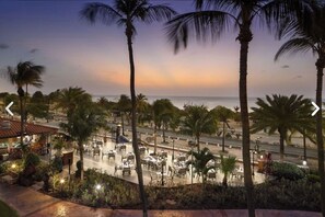 Outdoor dining - La Cabana Beach Resort&Casino, Aruba,One Bedroom,  Dec 25th, 2025- Jan 1st,2026 (Oranjestad)