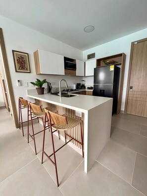 Private kitchen - Lujo en Baía Kristal Apto con vista a la laguna
DON JUAN - KABO 2 APTO 5H (Cartagena de Indias)