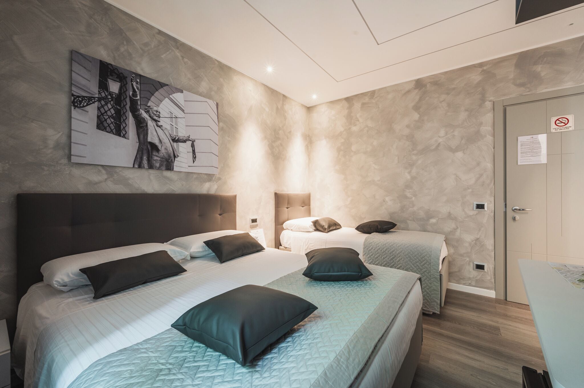 Comfort Triple Room, City View | Free minibar, in-room safe, desk, laptop workspace