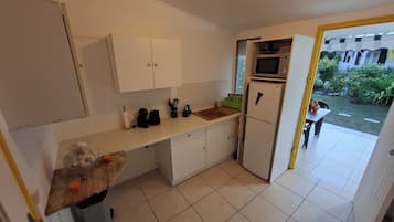 Comfort Apartment, 1 Bedroom, Sea Facing | Private kitchen | Full-size fridge, microwave, toaster, rice cooker