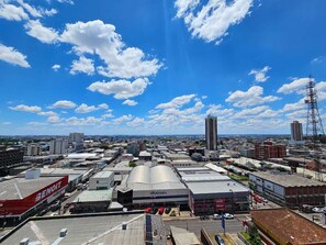 Stadsuitzicht vanuit accommodatie