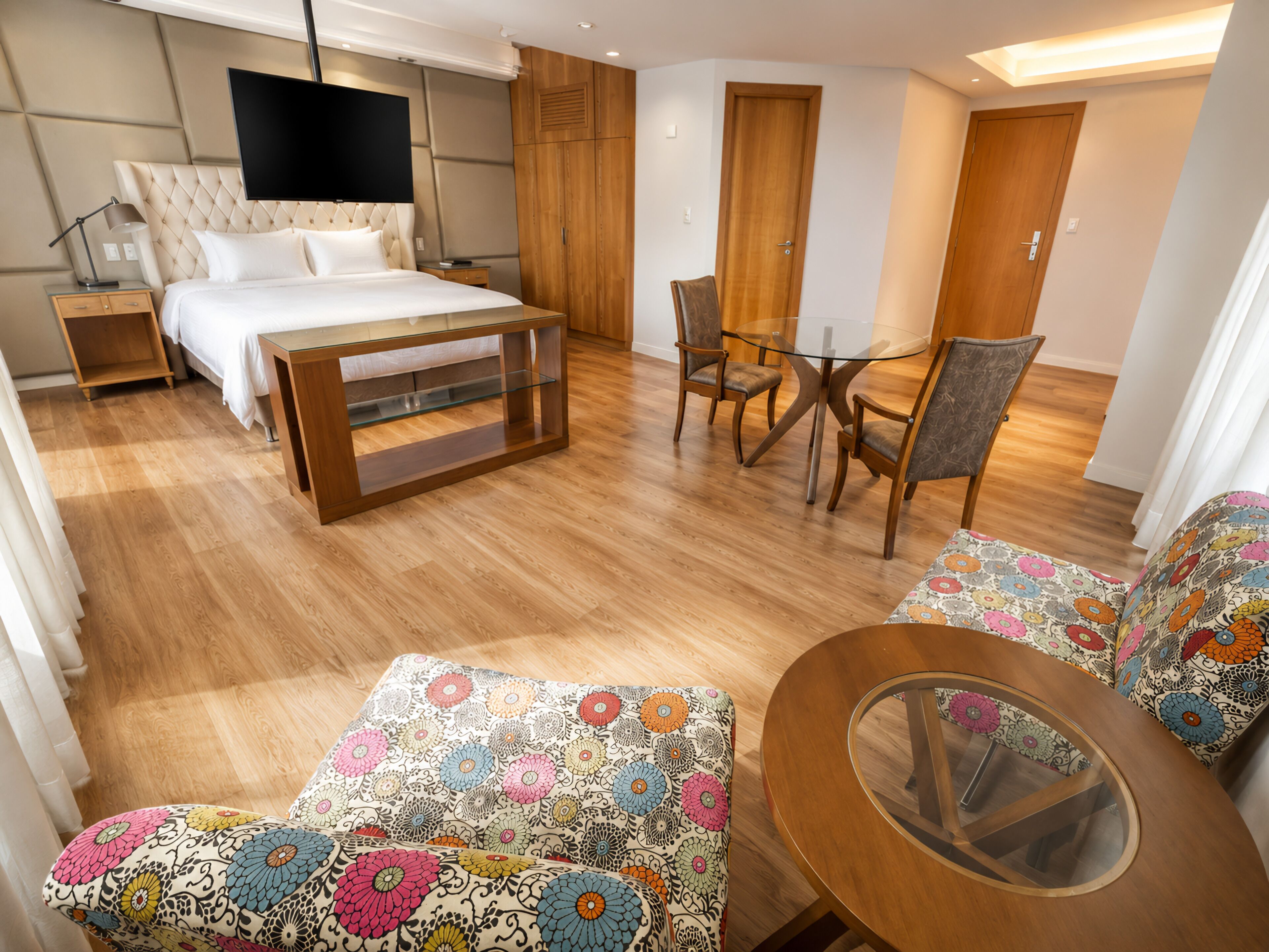 Presidential Studio Suite | Egyptian cotton sheets, premium bedding, memory foam beds, minibar
