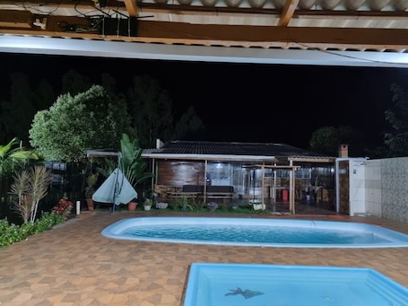 Outdoor pool. Chácara Mão de Deus: Swimming Pool, Nature and Leisure